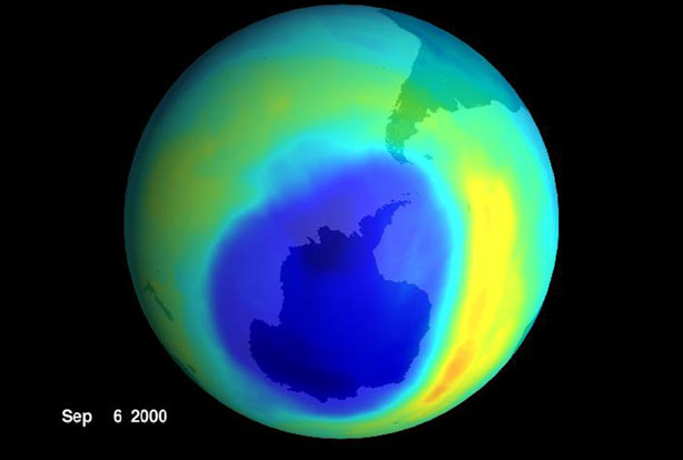 “Warming on Earth’s surface between 1950 and 2000 is pretty much due to CFCs,” says Prof. Qin-Bin Lu. Photo credit NASA. “Warming on Earth’s surface between 1950 and 2000 is pretty much due to CFCs,” says Prof. Qin-Bin Lu. Photo credit NASA.